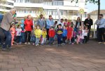 Die Kinder starteten voller Elan zum zweiten Sponsorenlauf im S-Carré.