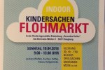 Plakat für den nächsten Flohmarkt