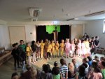 Die „schlauen Füchse“ (die Vorschulkinder) gaben eine grandiose Vorstellung in der Kindertagesstätte „Die kleinen Strolche“. Foto: privat